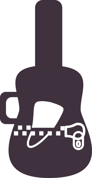 SteadyGroover in a guitar case